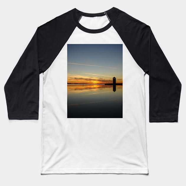 Brightlingsea, Essex Baseball T-Shirt by Chris Petty